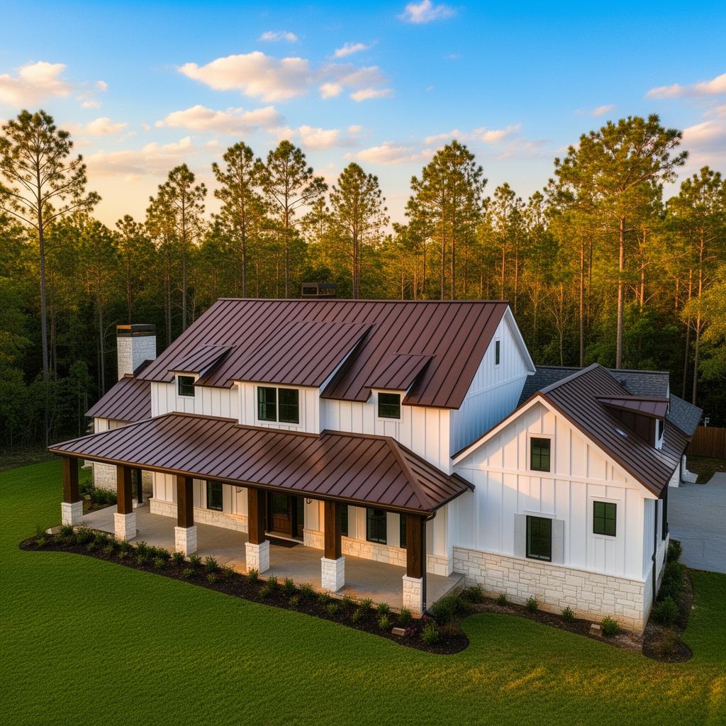 Standing Seam Metal Roof installed by Roof Repair Services in Spring, TX
